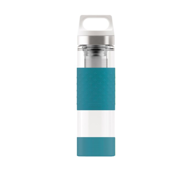 SIGG 雙層真空玻璃瓶 0.4L-海洋藍