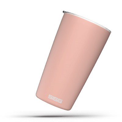 SIGG Neso 陶瓷隔熱隨行杯 0.4L 霧粉