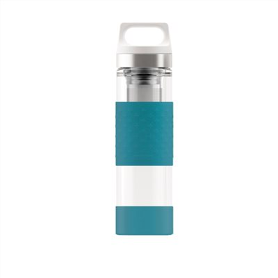 SIGG 雙層真空玻璃瓶 0.4L-海洋藍